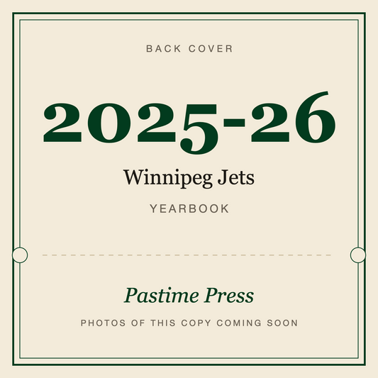 2025-26 Winnipeg Jets Yearbook, back cover