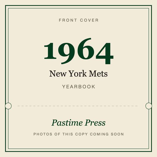 1964 New York Mets Yearbook, front cover