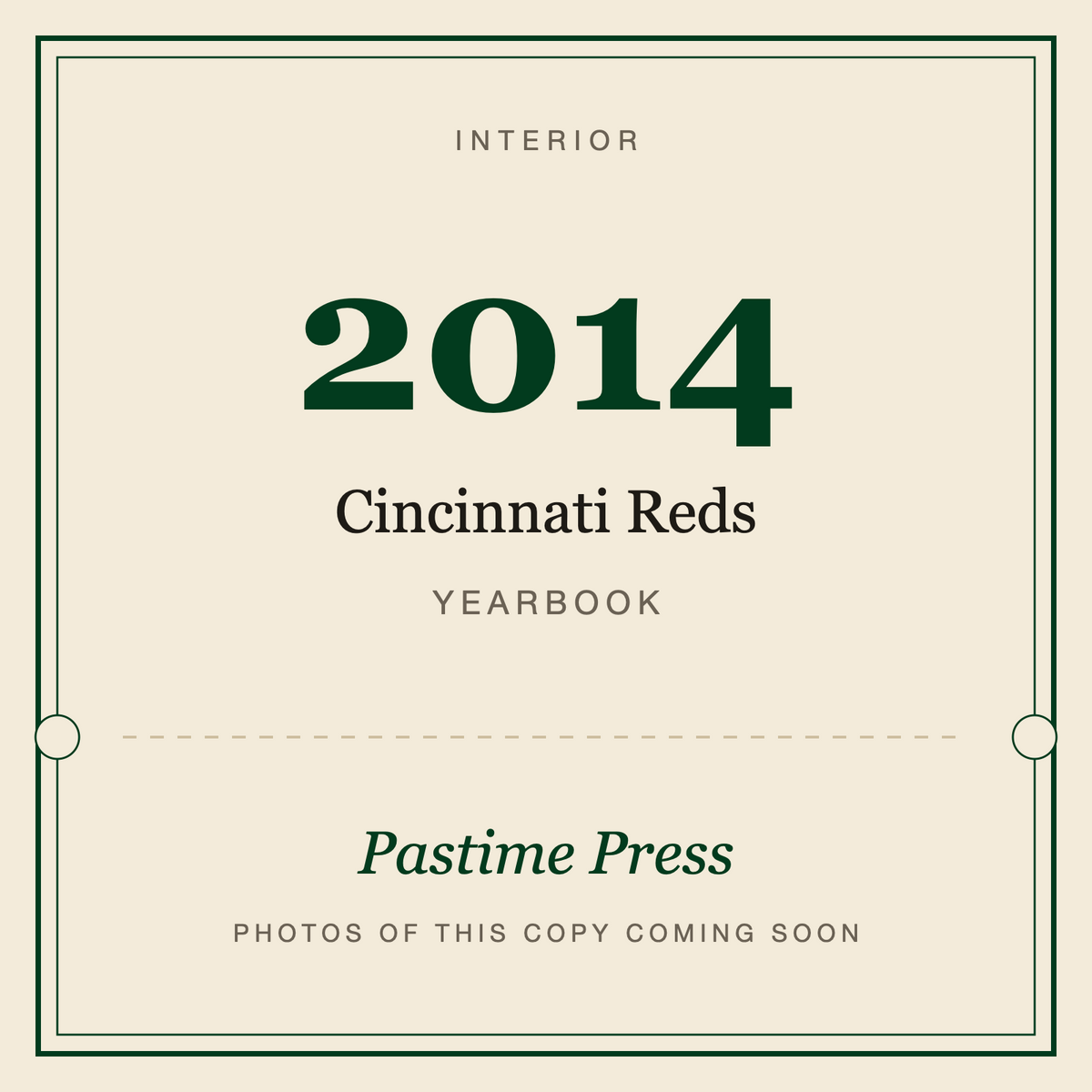 2014 Cincinnati Reds Yearbook, interior