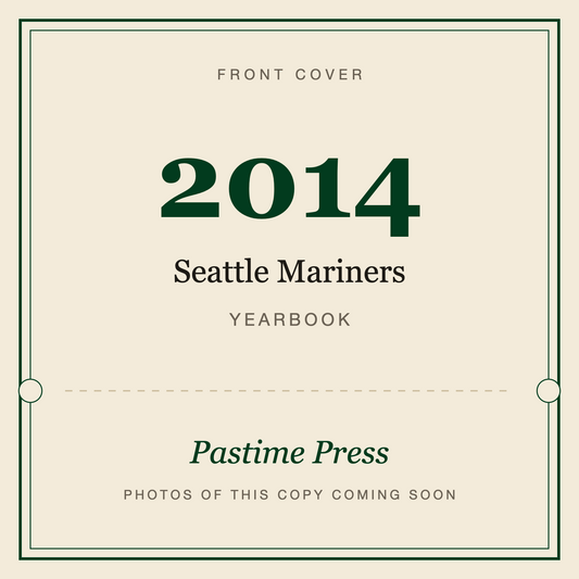 2014 Seattle Mariners Yearbook, front cover