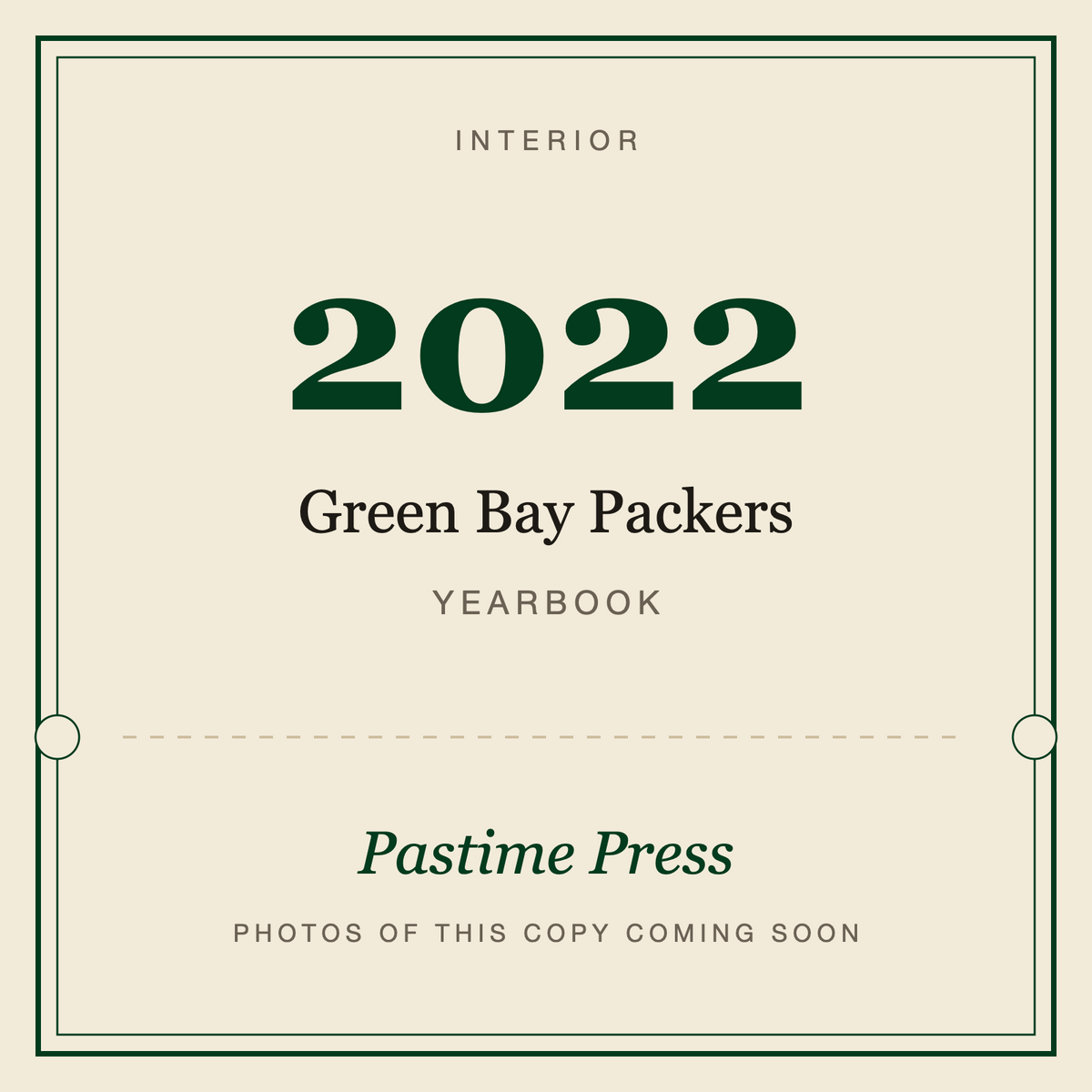 2022 Green Bay Packers Yearbook, interior