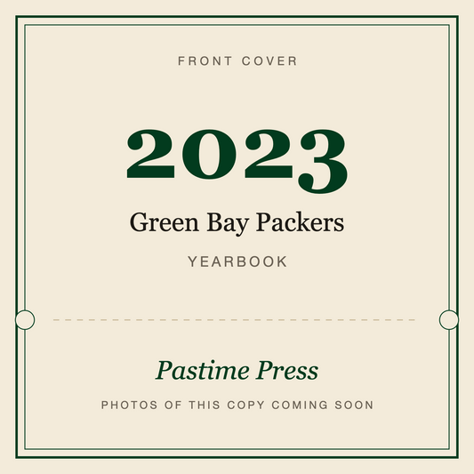2023 Green Bay Packers Yearbook, front cover