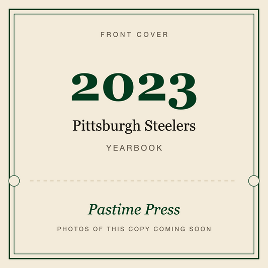 2023 Pittsburgh Steelers Yearbook, front cover