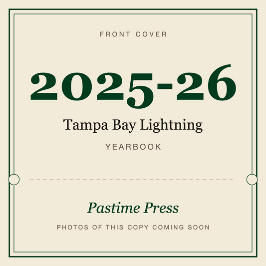 2025-26 Tampa Bay Lightning Yearbook, front cover