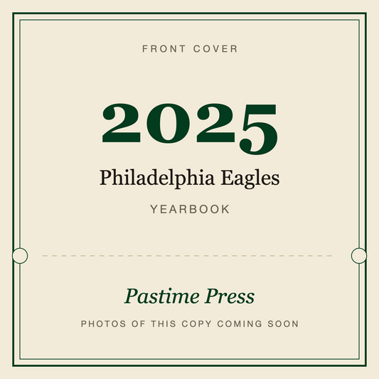 2025 Philadelphia Eagles Yearbook, front cover