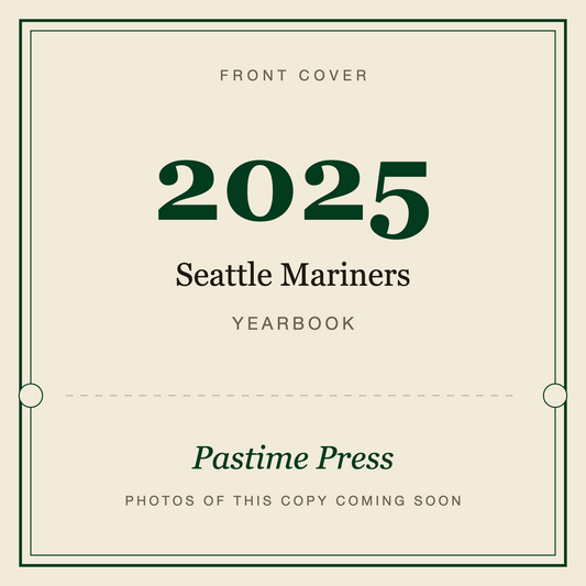 2025 Seattle Mariners Yearbook, front cover