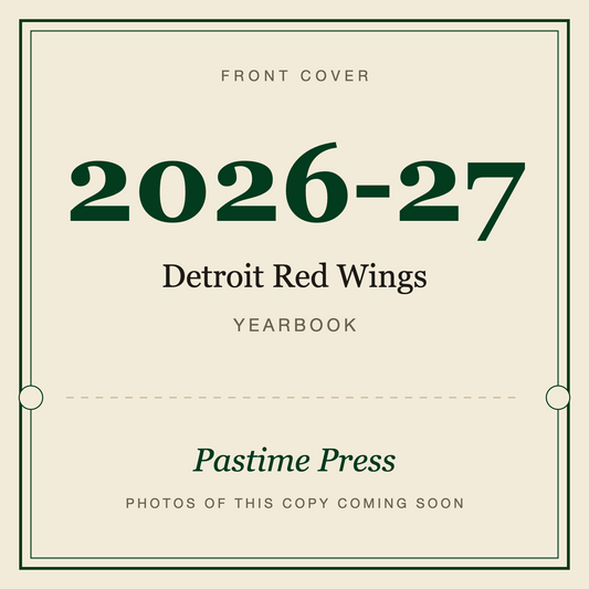 2026-27 Detroit Red Wings Yearbook, front cover