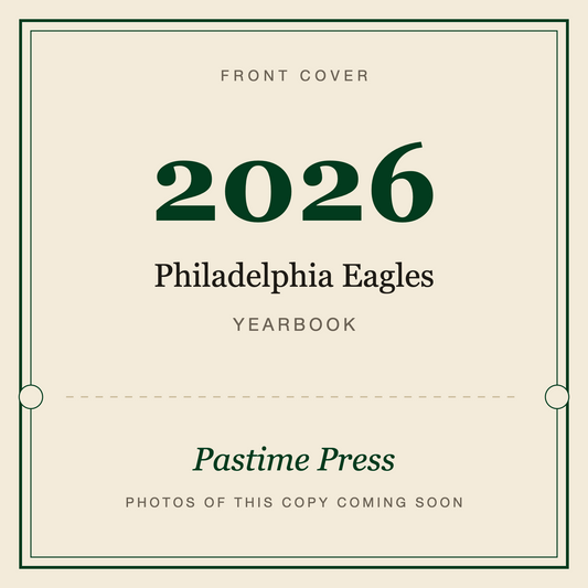 2026 Philadelphia Eagles Yearbook, front cover